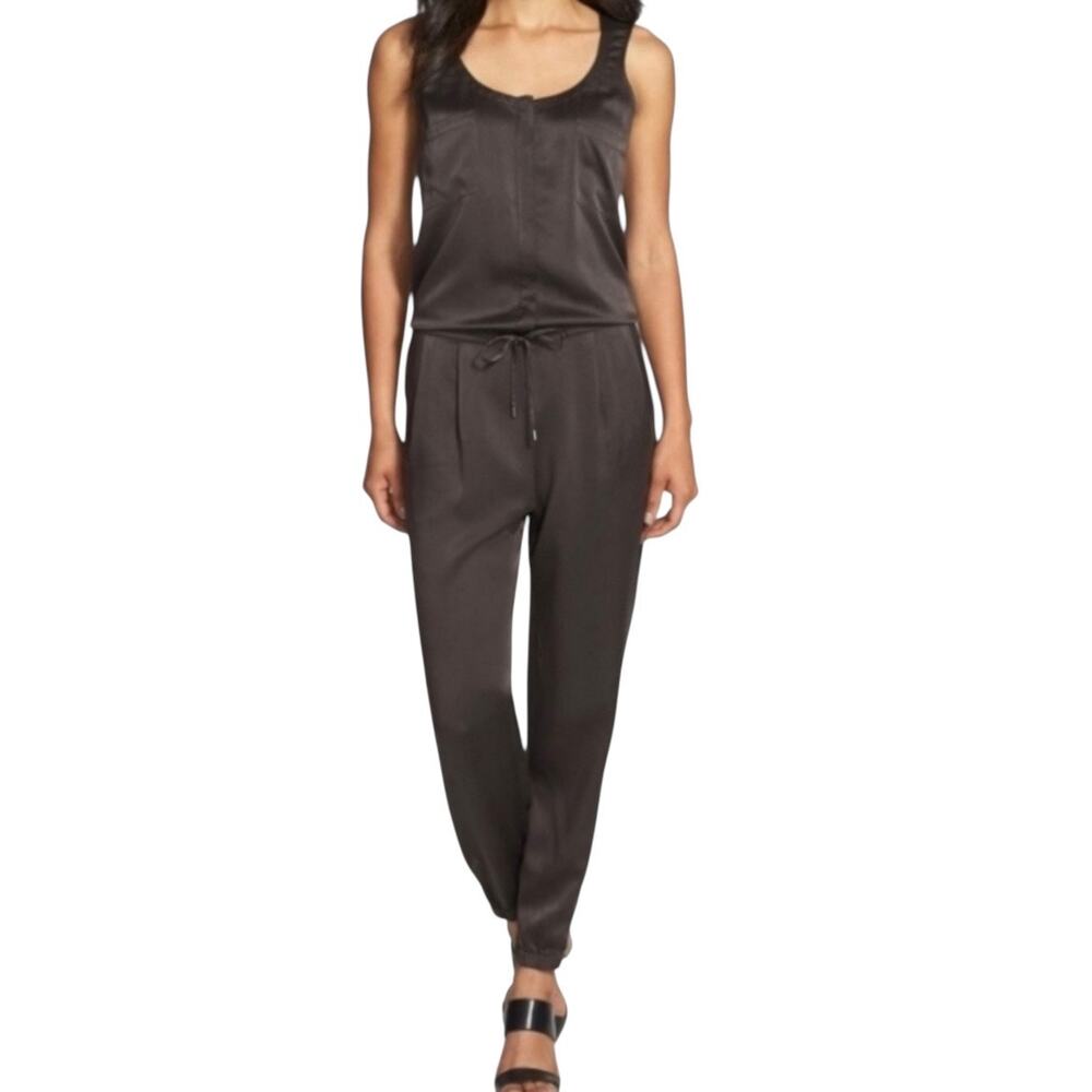 The Fisher Project Eileen Fisher Sleeveless Silk Jumpsuit - Small